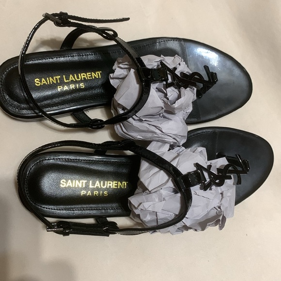 Saint Laurent Cassandra Sandals - Picture 6 of 7